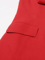 Vestido Minimalista Colar Entalhados - Cintura Alta e Sem Mangas