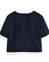 Conjunto Feminino Versátil – Blusa Básica com Recortes e Calça Reta Cintura Alta