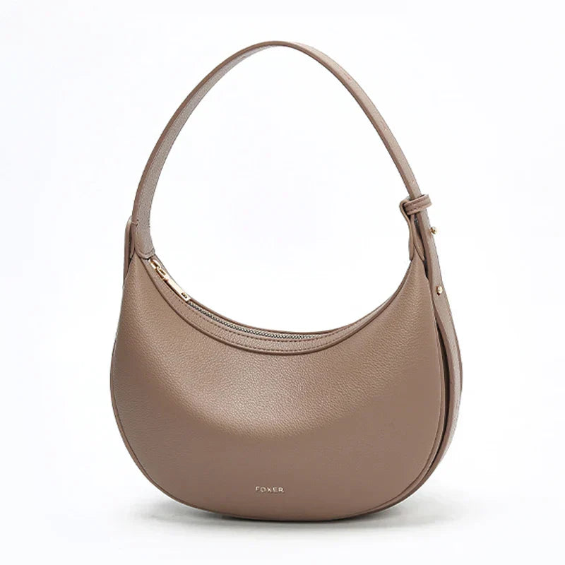 Bolsa – Modelo Meia-Lua, Estilo Crossbody, Elegante