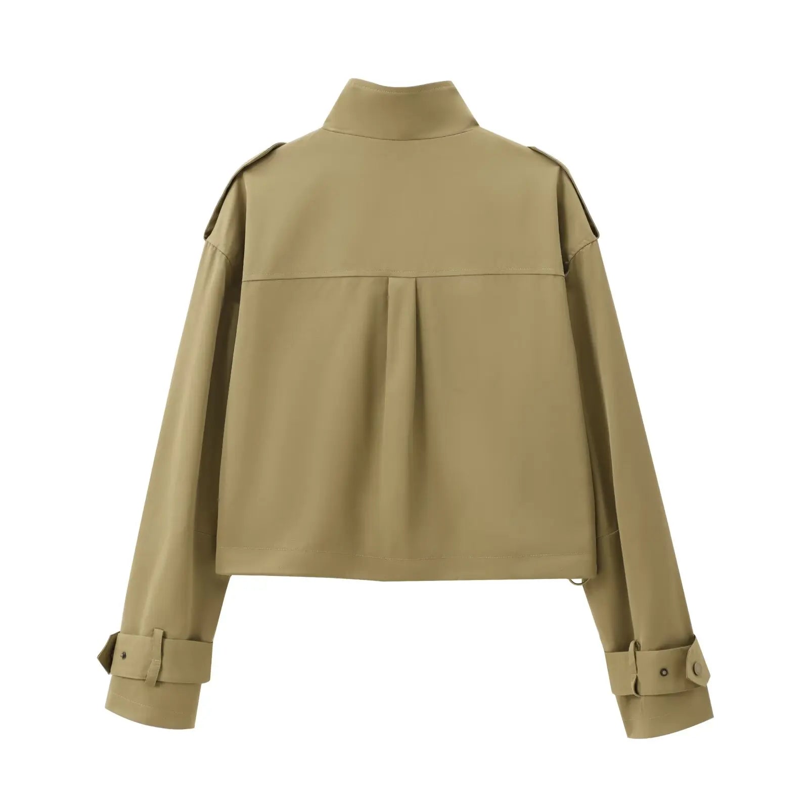 Conjunto Feminino Elegante com Casaco de Bolsos e Calça de Alfaiataria