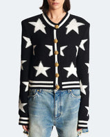 Cardigan Tricot com Botões Dourados – Estilo Sofisticado