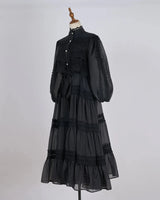 Vestido Lumière – Edição Exclusiva com Renda Bordada