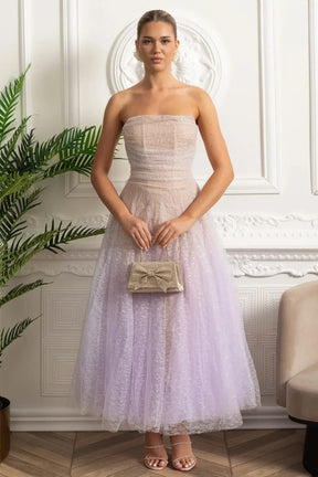 Vestido Longo Estilo Princesa – Tule Transparente, Design Envolvente e Toque de Fada para Verão
