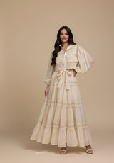 Vestido Lumière – Edição Exclusiva com Renda Bordada