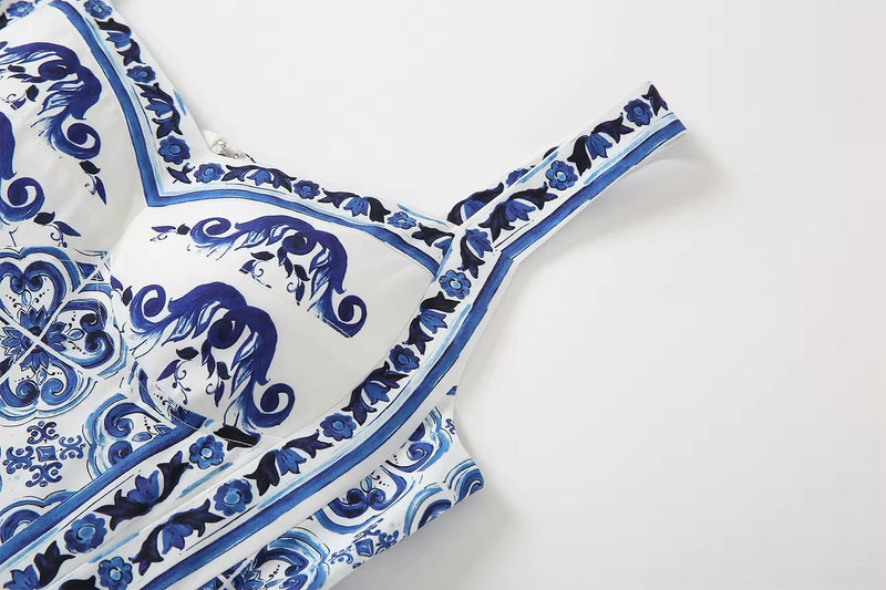 Vestido Estampa Dolce - Elegante