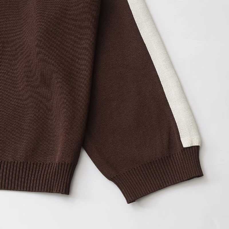 Conjunto Moletom Pulôver e Calça Cintura Alta com Elastano, Estilo Vintage