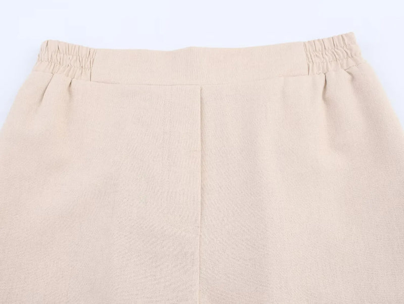 Conjunto Alfaiataria Moderna – Blazer com Botões Duplos e Calça Wide Leg