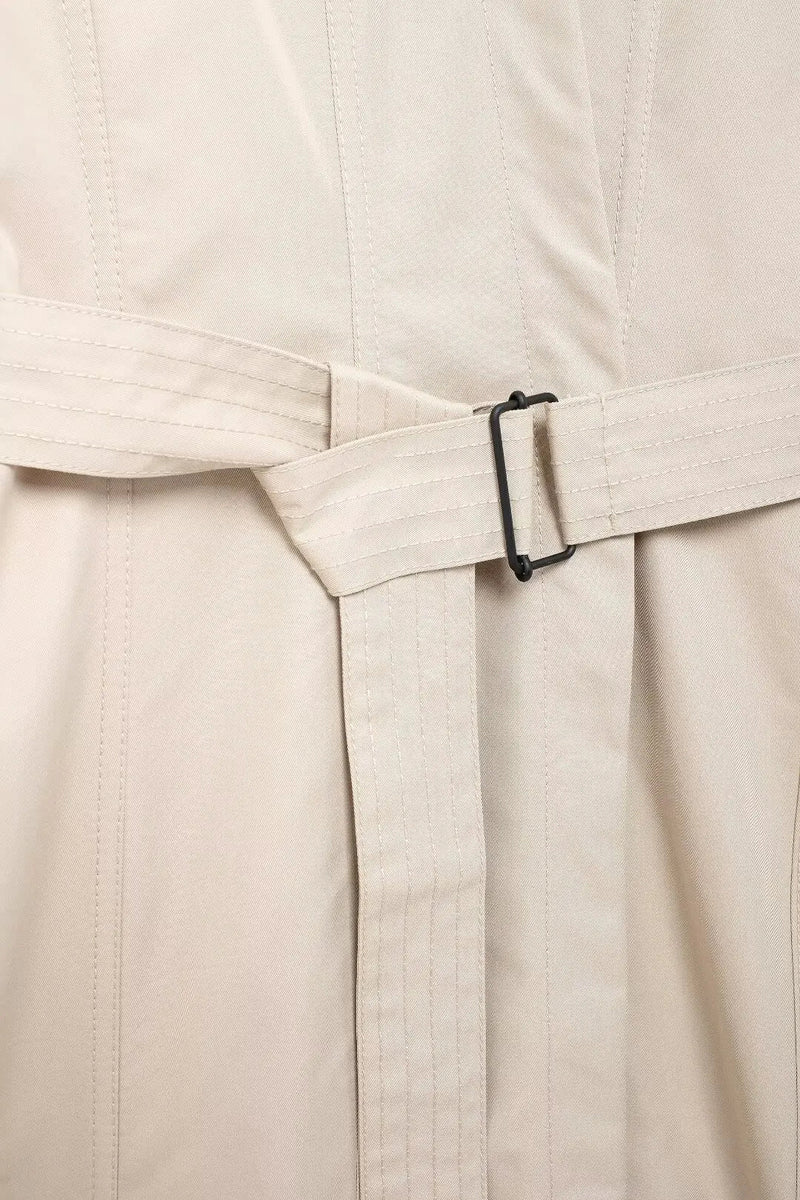 Vestido Chemise Feminino Estilo  – Manga Longa, Gola Slim