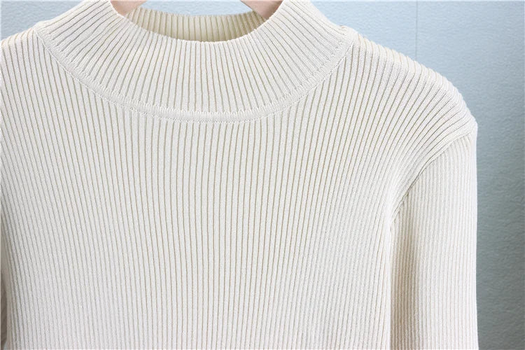 Conjunto Feminino 3 Peças em Tricô – Blusa, Pashmina e Calça Pantalona Cintura Alta