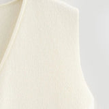 Conjunto Saia Midi Plissada e Colete Regata - Estilo Vintage