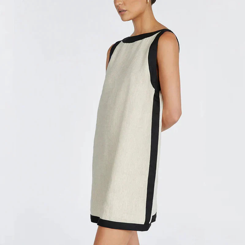 Vestido de Linho Sem Mangas – Leve e Elegante