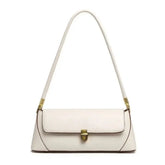 Bolsa de Ombro – Couro Ecológico, Estilo Luxo, Pequena e Elegante, Modelo Underarm/Clutch