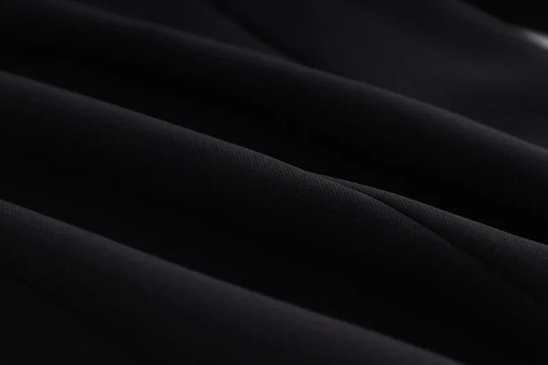 Blazer/Vestido Com bordado em Cristais - Com lapela em cetim