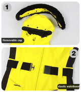 Macacão de Esqui Feminino GSOU SNOW – Peça Única, Acolchoado, Impermeável, Respirável e à Prova de Vento