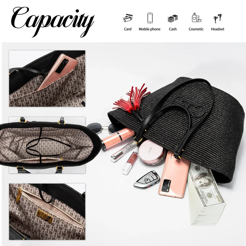 Bolsa Feminina CHCH – para Praia, Compras e Viagens