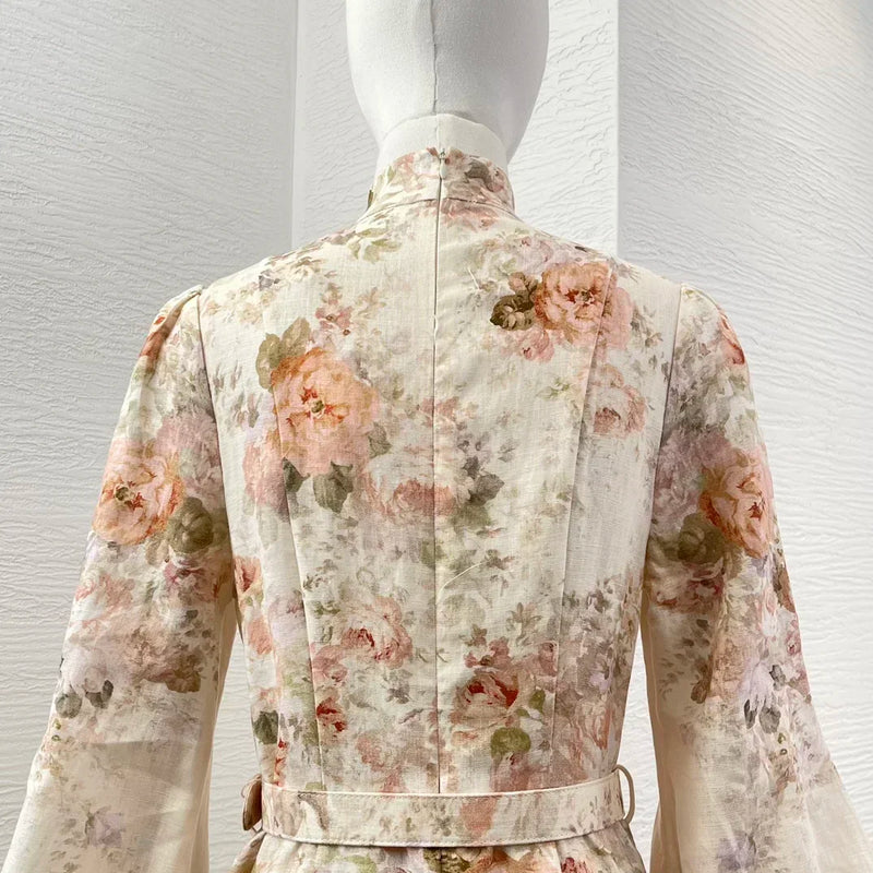 Vestido Luxo ALEMÃIS 100% Linho puro