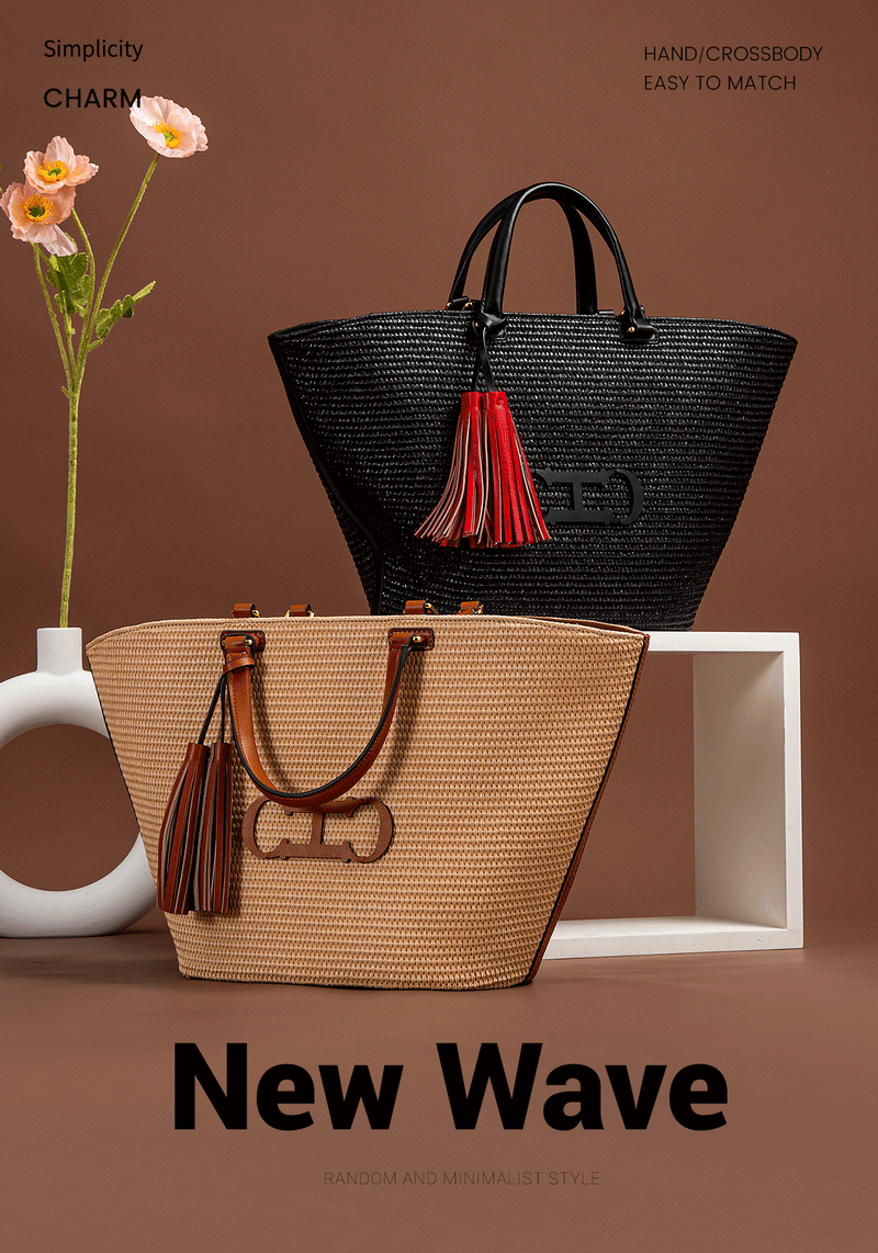 Bolsa Feminina CHCH – para Praia, Compras e Viagens