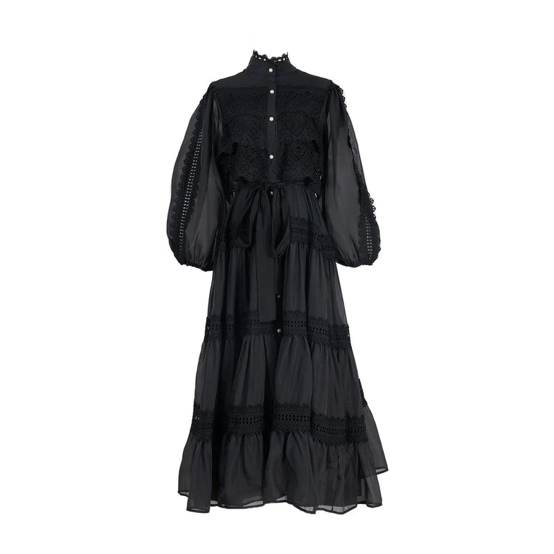 Vestido Lumière – Edição Exclusiva com Renda Bordada