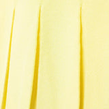 Mini Vestido Modal Plissado de Malha com Gola Redonda