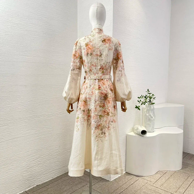 Vestido Luxo ALEMÃIS 100% Linho puro