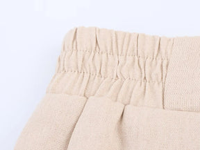 Conjunto Alfaiataria Moderna – Blazer com Botões Duplos e Calça Wide Leg