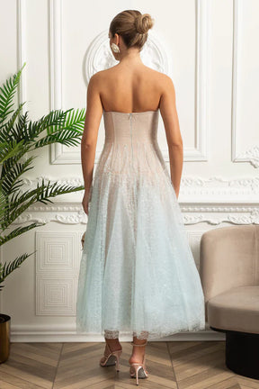 Vestido Longo Estilo Princesa – Tule Transparente, Design Envolvente e Toque de Fada para Verão