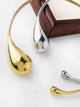 Colar Choker Aberto  Gota de Água Irregular - Joia Fashion
