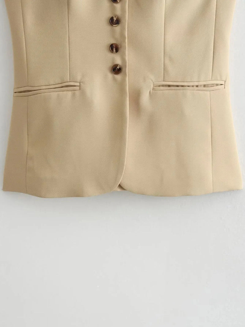 Conjunto de Colete e Saia Longa - Estilo e Elegância