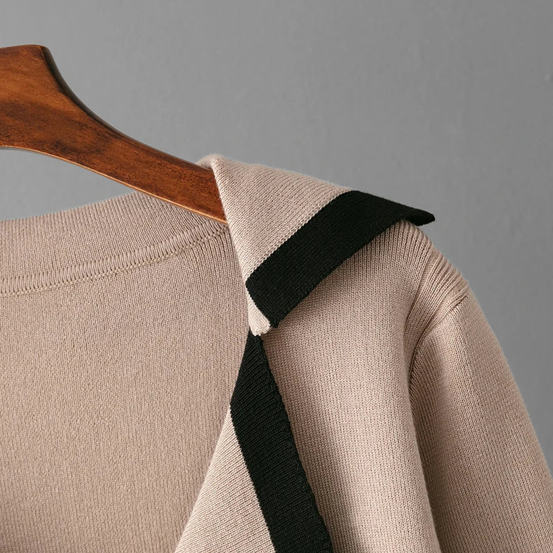 Conjunto Feminino em Tricô – Cardigan Casual com Calça