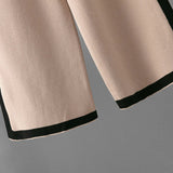 Conjunto Feminino em Tricô – Cardigan Casual com Calça