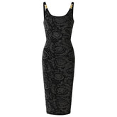 Vestido com Designer Sofisticado - Detalhe dourado na alça