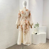 Vestido Luxo ALEMÃIS 100% Linho puro