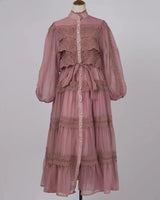 Vestido Lumière – Edição Exclusiva com Renda Bordada