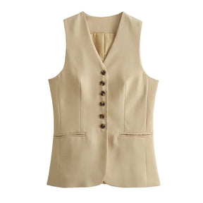 Conjunto de Colete e Saia Longa - Estilo e Elegância
