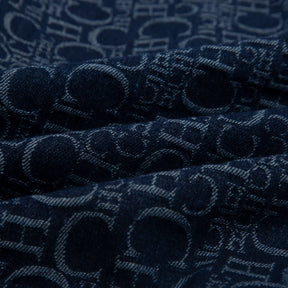 Jaqueta Jeans CHCH – Com Zíper e Bolsos, Gola Lapela, Manga Longa, Estilo Vintage e Fashion
