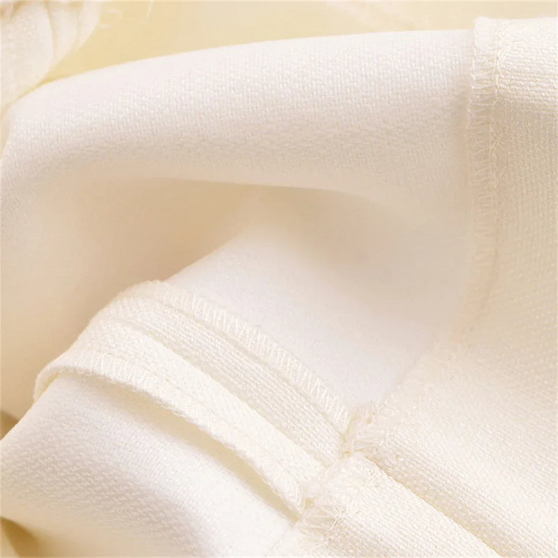 Conjunto Feminino Elegância Clássica – Blazer Transpassado com Botões Duplos e Calça de Cintura Alta