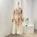 Vestido Luxo ALEMÃIS 100% Linho puro