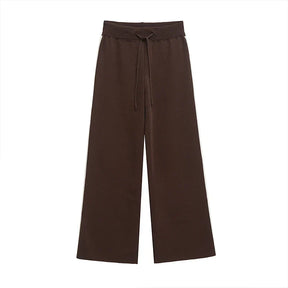 Conjunto Moletom Pulôver e Calça Cintura Alta com Elastano, Estilo Vintage